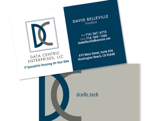 Data Centric Enterprises business card