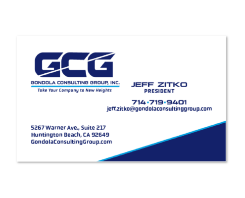 Gondola Consulting Group business card