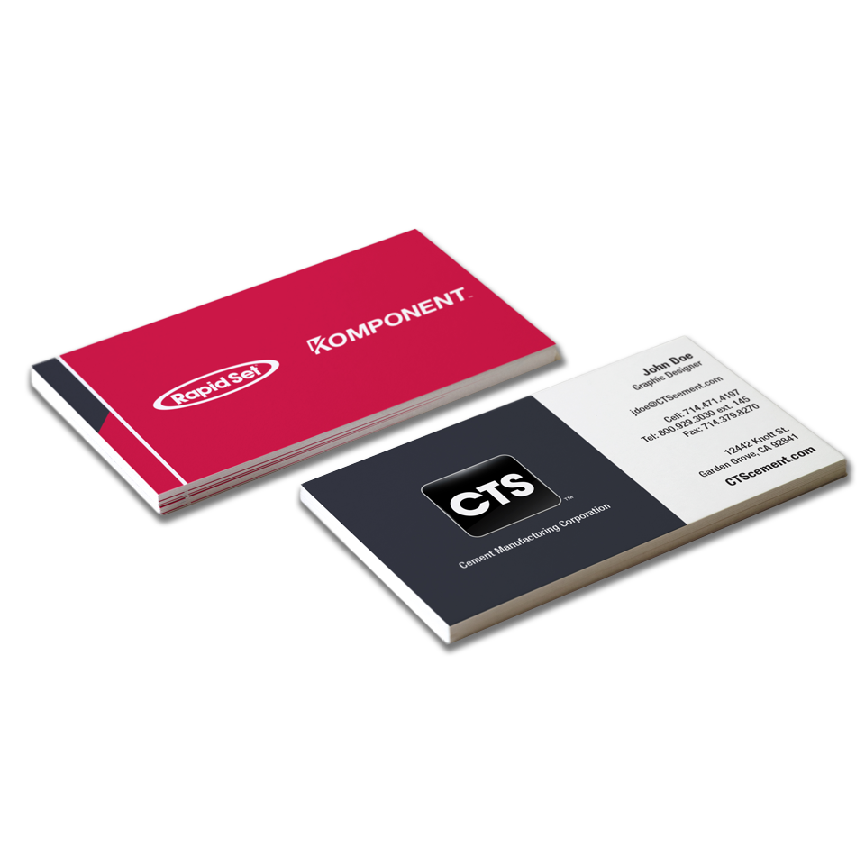 Rapid Set Business Cards
